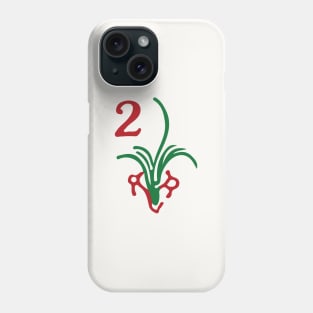 Season Flower Hua 2 Orchid 蘭 Tile. It's Mahjong Time! Phone Case