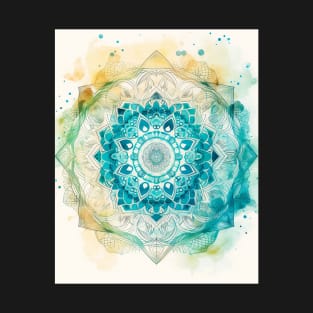 Aqua Dreams: Evoking Emotions with Watercolor Art T-Shirt