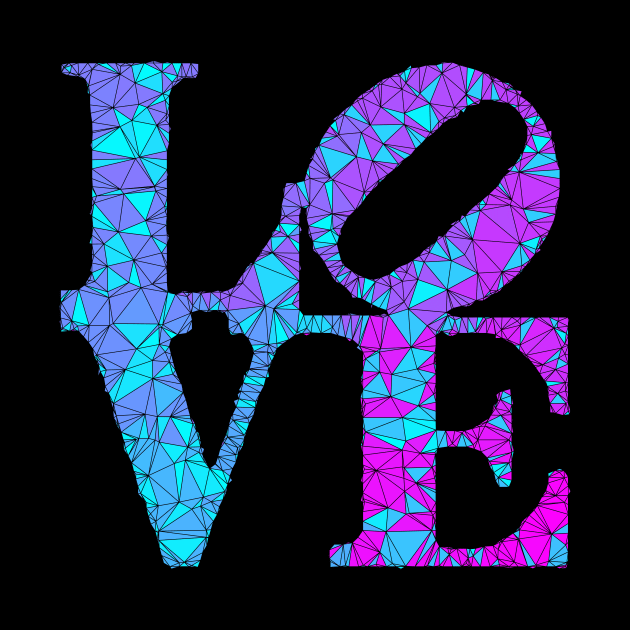 LOVE (Robert Indiana) by TRIME