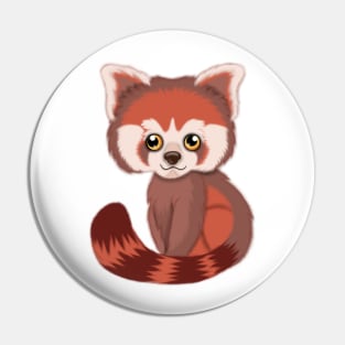 Rico the red panda Pin