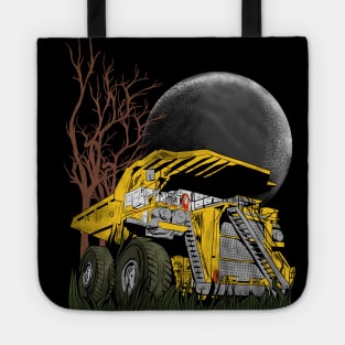 dump truck on halloween Tote