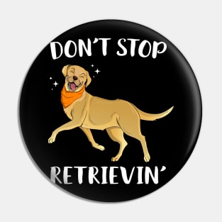 Don't Stop Retrievin' Pin