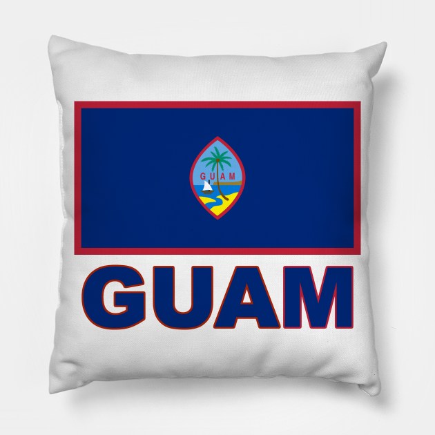 The Pride of Guam - Guamanian Flag Design Pillow by Naves