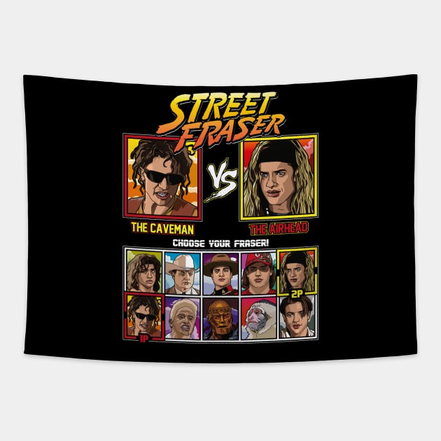 Street Fraser - Brendan Fraser vs Shirt Tapestry by RetroReview