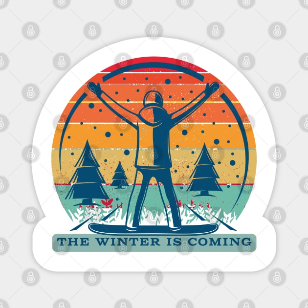 The winter is coming Magnet by yzbn_king