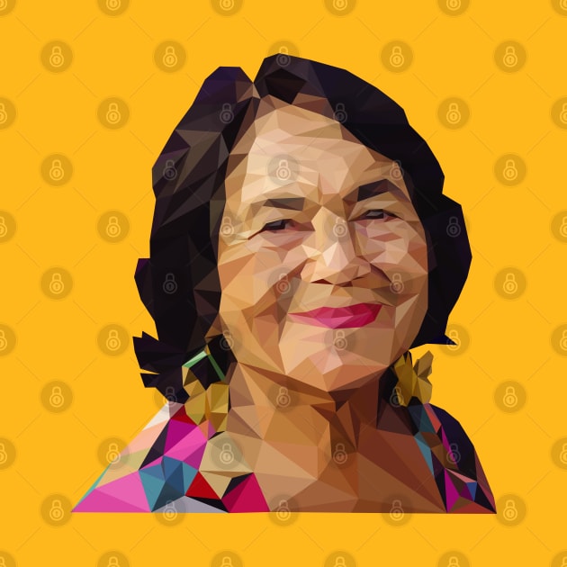 Dolores Huerta by Hermanitas Design