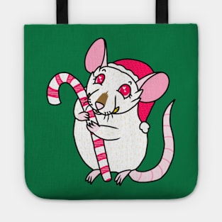 Candy Cane Cuddle (Full Color Version) Tote