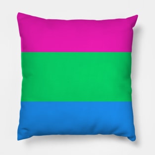 Polysexual Pride Flag Pillow