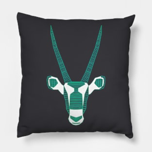 Geometric Gemsbok Pillow