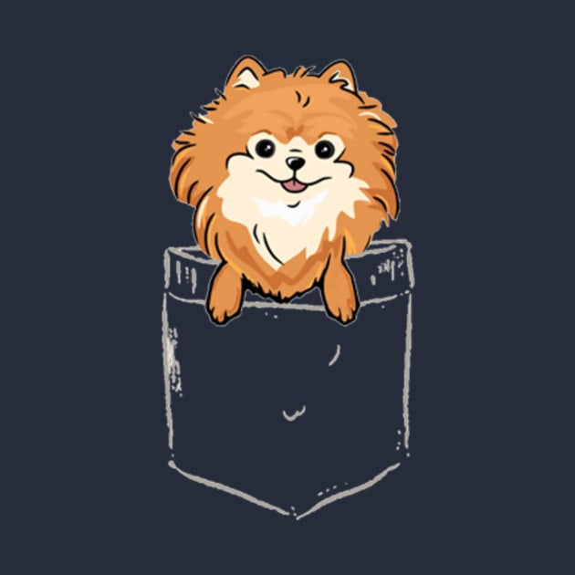 Pomeranian pocket dog by marius28