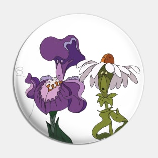 Flowers in Wonderland Pin