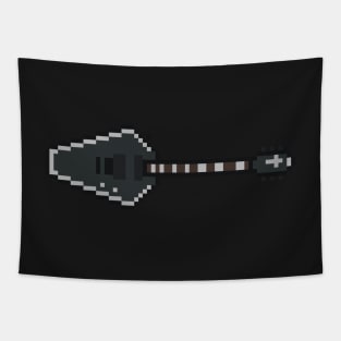 Pixel Graveyard Coffin Guitar Tapestry