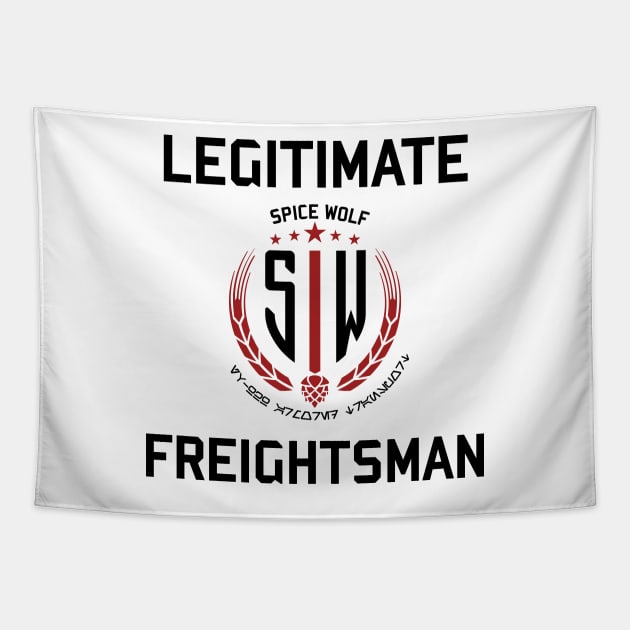 Legitimate Freightsman Tapestry by SilhouetteZeroPodcast