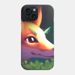 Cute Fox Painting Phone Case