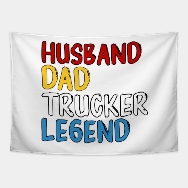 Trucker dad Tapestry by sheelashop