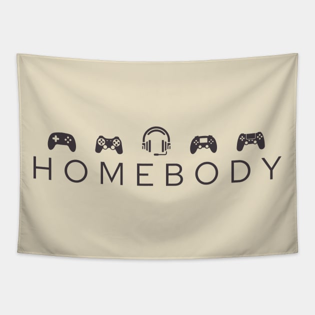 Homebody Gamer Tapestry by RefinedApparelLTD