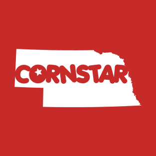 Nebraska Cornstar T-shirt by Corn Coast T-Shirt