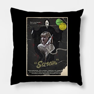 Scream_quot_ Vintage Movie Pillow