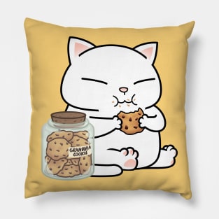 Chubby Cat Cookie Pillow