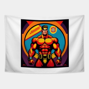 Spartan Strong MSU Vintage | Spartan Strong Comic Book Style,Warrior Tapestry