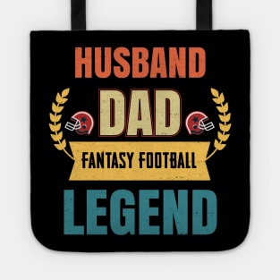 Husband Dad Fantasy Football Tote