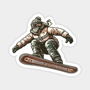 Snowboard - Vintage Magnet