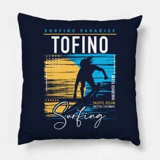 Retro Tofino Surfing // Surfers Paradise // Surf Canada Pillow