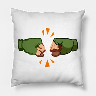 Team Work toss Pillow