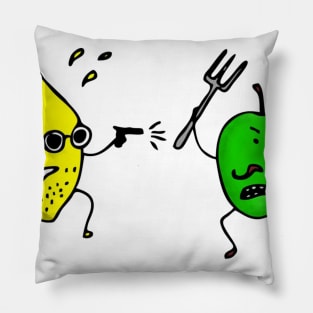 Food Fight! Pillow