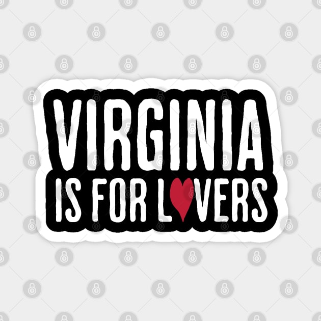 Virginia Is For Lovers Magnet by Junalben Mamaril