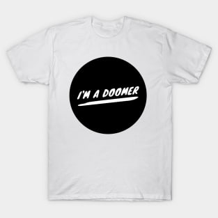 Doomer Wojak Meme Messy Boomer Doomed Nihilist T-Shirt