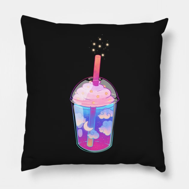 Cosmic Frappuccino Pillow by MidnightTeashop