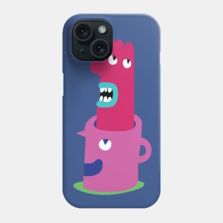 Monster in a mug Phone Case