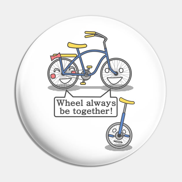 U 'n I Cycle Pin by haxrox