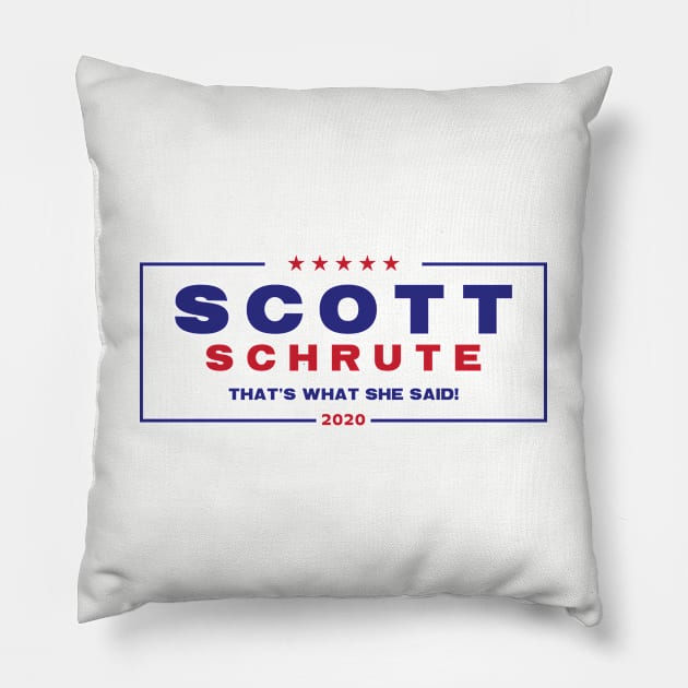 Scott Schrute Pillow by zerobriant