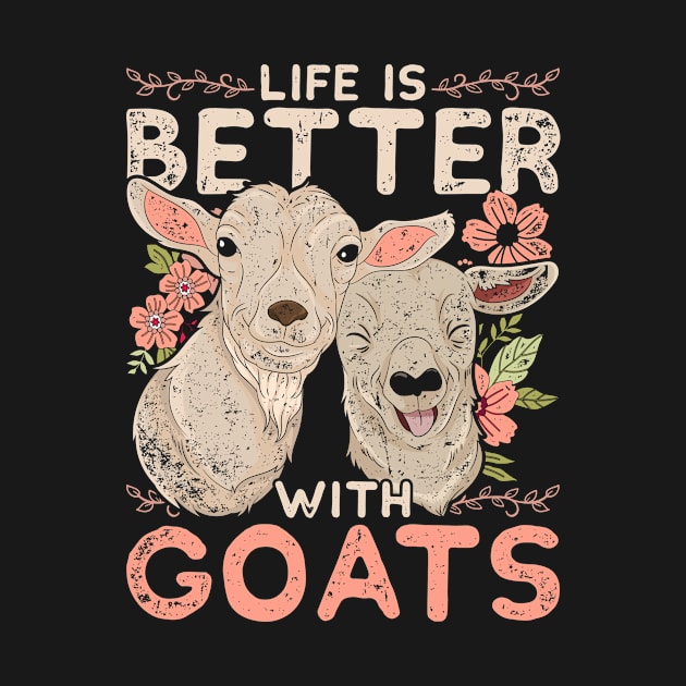 Cute Farm Animal Love Goats by shirtsyoulike