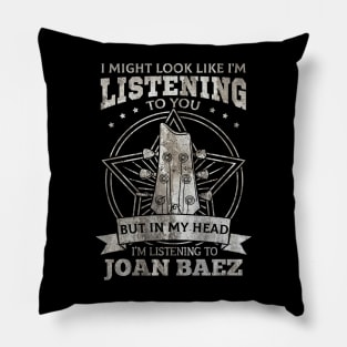 Joan Baez Pillow