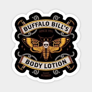 Buffalo Bill's Body Lotion - Horror Movie - Distressed Vintage Tattoo Magnet