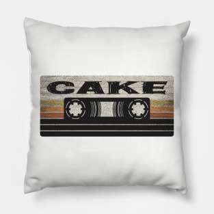 Cake Mix Tape Pillow