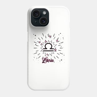 Libra Astrology sign design Phone Case