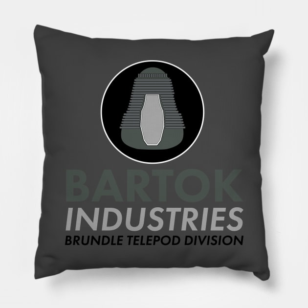 Bartok Industries Telepod Division Pillow by Meta Cortex