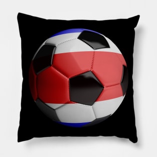 Costa Rica Soccer Ball Pillow