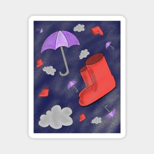 Rainy Days Magnet