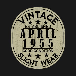 Vintage Established April 1955 - Good Condition Slight Wear T-Shirt