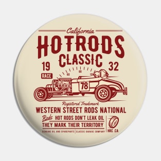 Hot Rods Classic Pin