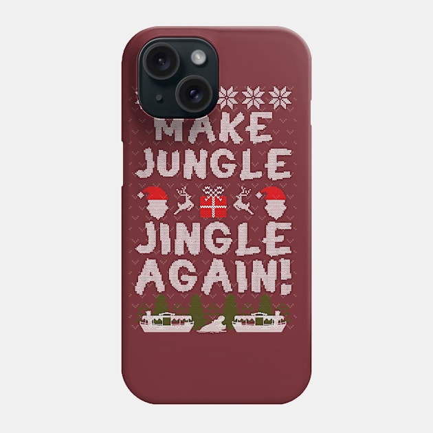 Jingle Cruise Ugly Christmas Sweater #2 Phone Case by The Skipper Store