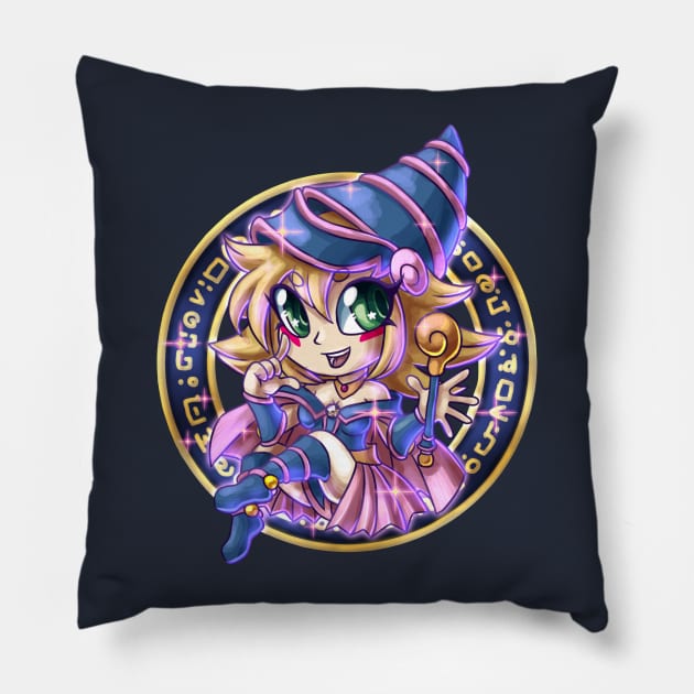 Dark Magician Girl Pillow by cometkins