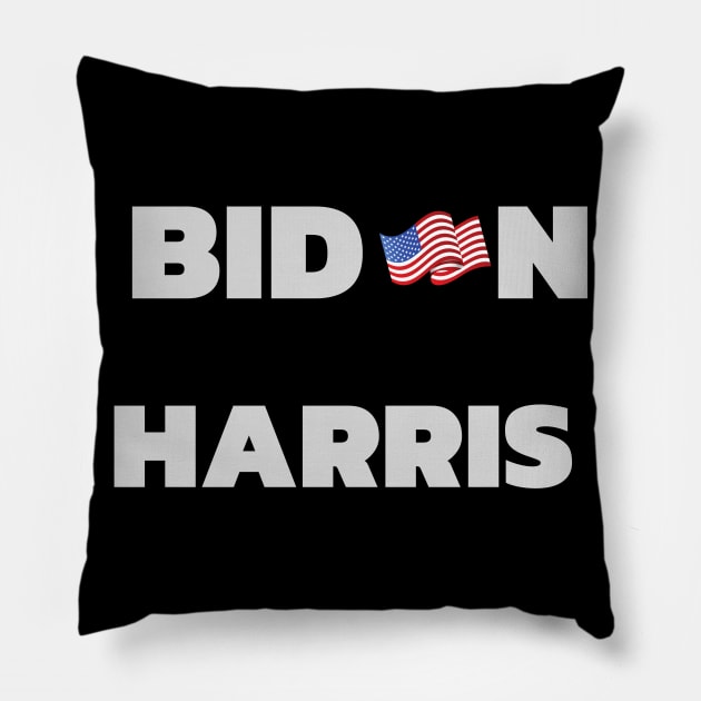 Joe Biden Kamala Harris 2020 Pillow by pmeekukkuk