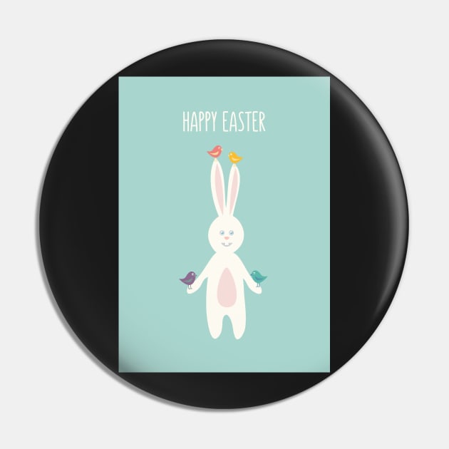 Funny Bunny Pin by ivetas