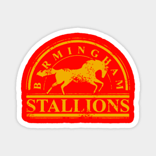 BIRMINGHAM STALLIONS VINTAGE ON RED Magnet